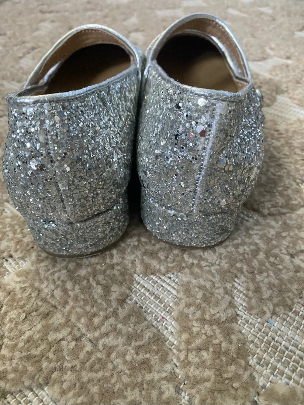 J. Crew sparkling silver
